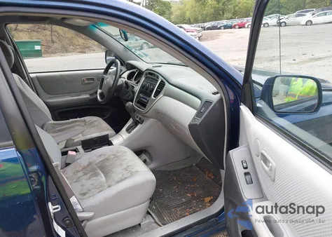 2005 Toyota Highlander V6 z USA, uszkodzony, nr VIN JTEEP21A250093658